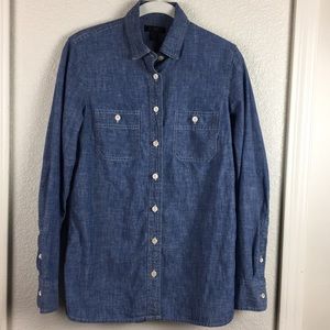 J. Crew Chambray Button Down Shirt